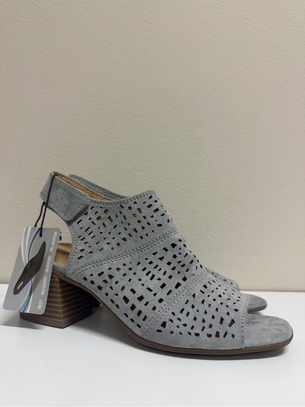 Sonoma Perforated Open-Toe Aussie Ankle Boots Size 9.5